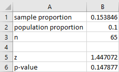 Two sample t-Test step 6