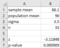 z-Test step 3