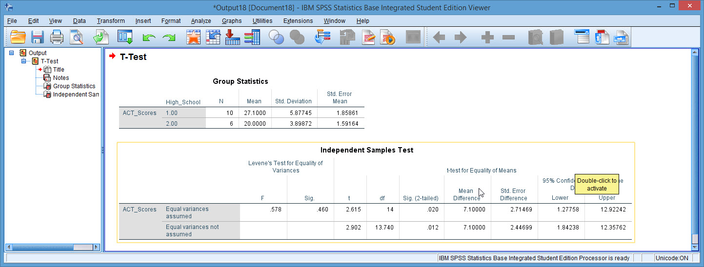 SPSS Instruction