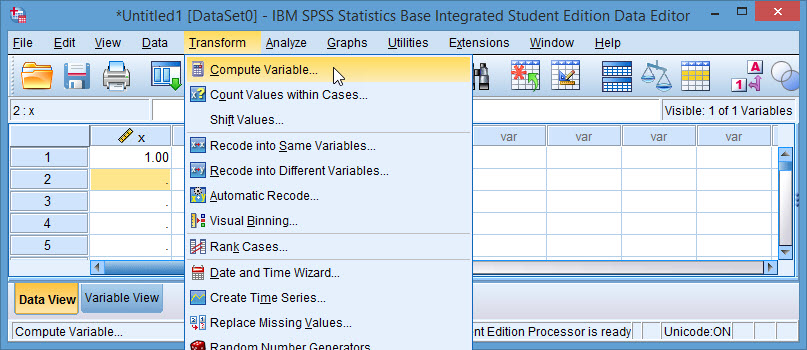 SPSS Instruction