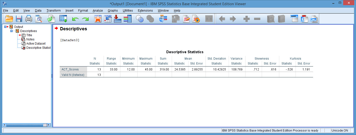 SPSS Instruction