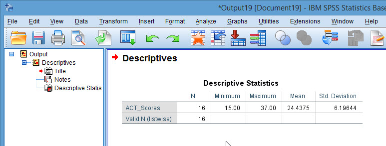 SPSS Instruction