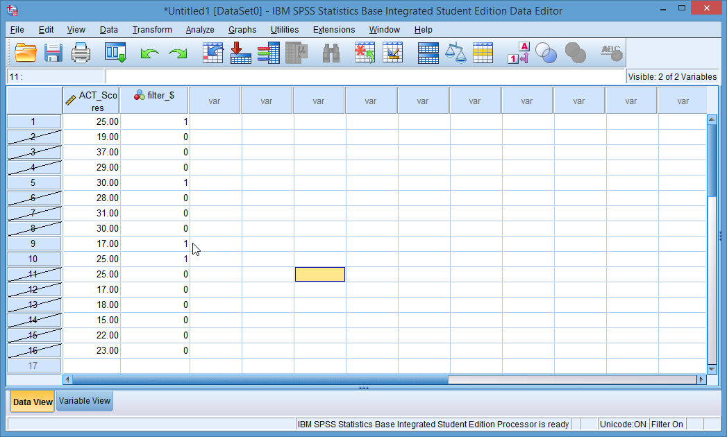 SPSS Instruction