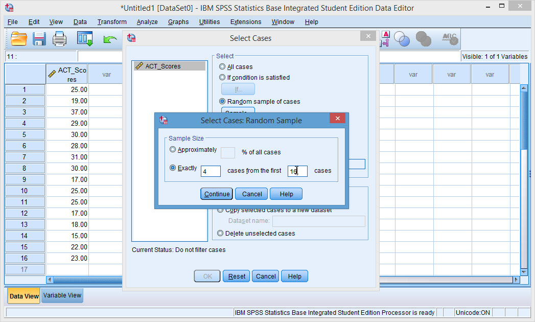 SPSS Instruction