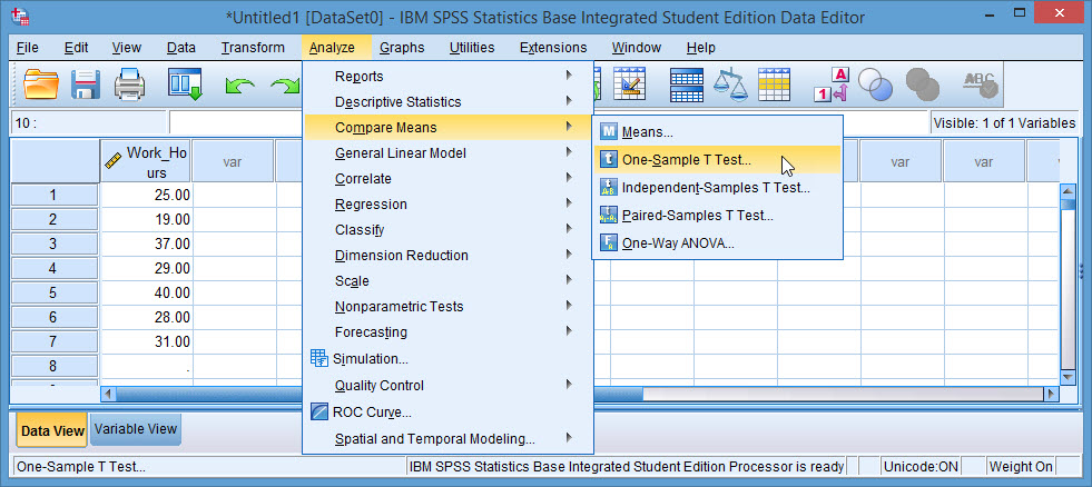 SPSS Instruction