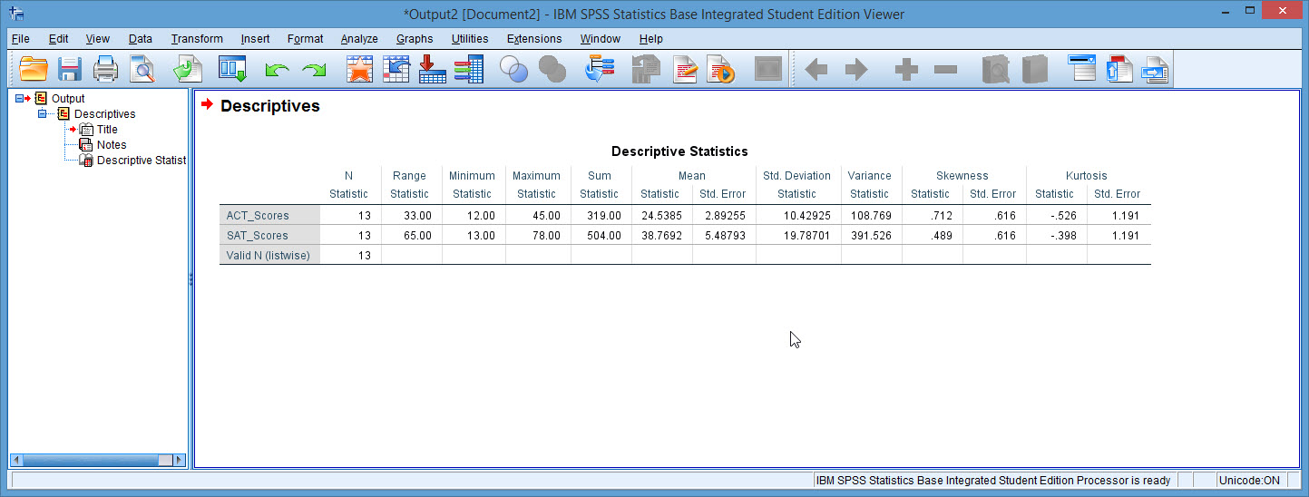 SPSS Instruction