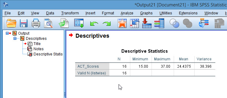SPSS Instruction