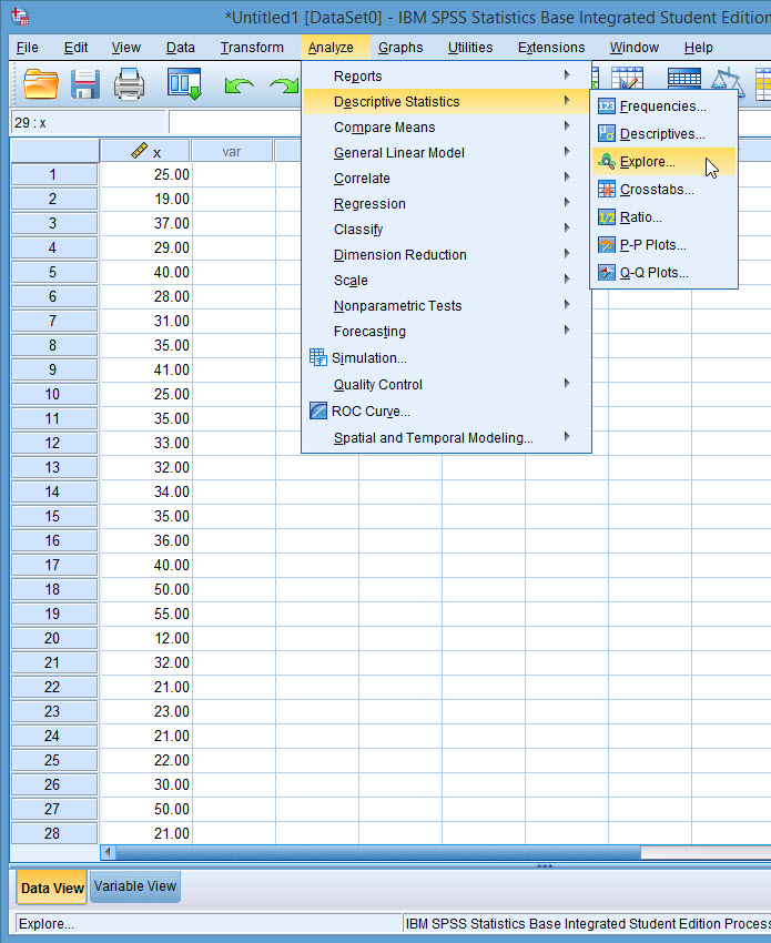 SPSS Instruction