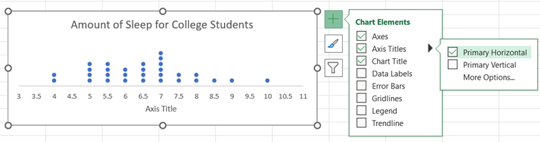 Excel Dot Plot step 10b