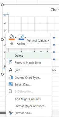 Excel Dot Plot step 7