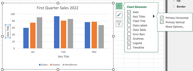 Excel Side-by-Side Bar Charts step 3a