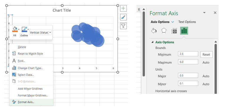 Excel Multivariate/Multidimensional step 3