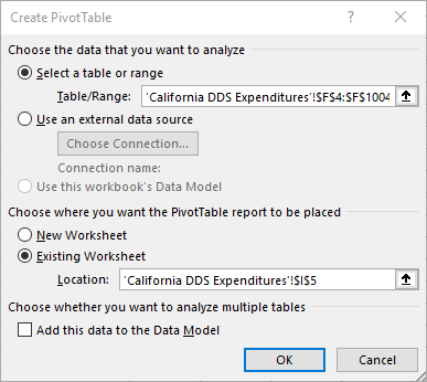 Excel Qualitative Frequency Distribution step 3