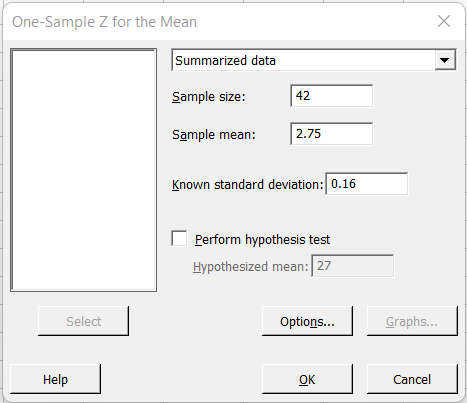 Minitab Instructions