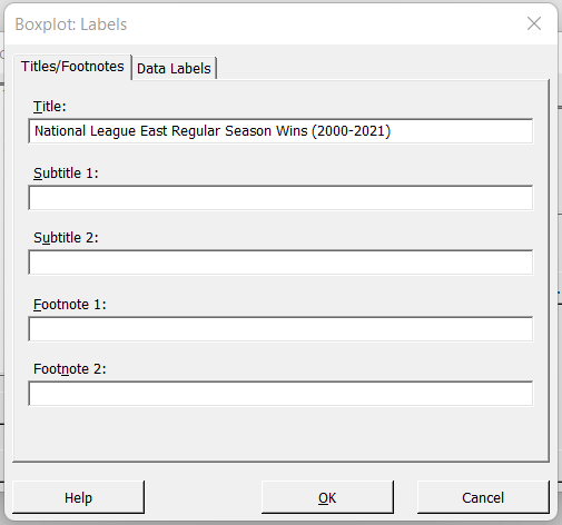 Minitab Instructions