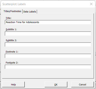 Minitab Instructions
