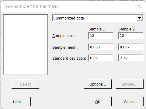 Minitab Instructions
