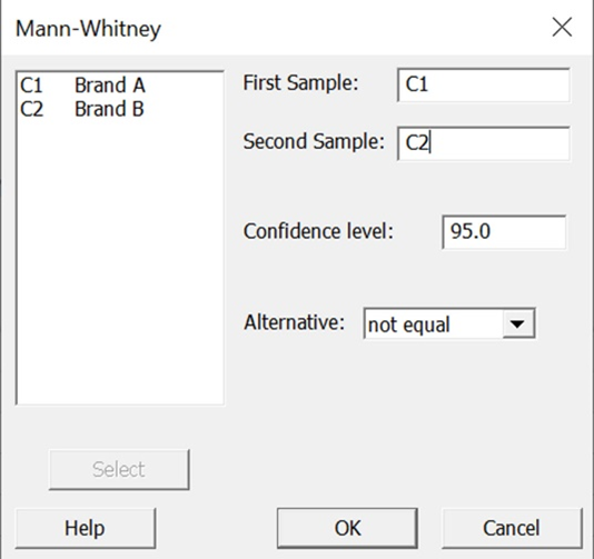 Minitab Instructions