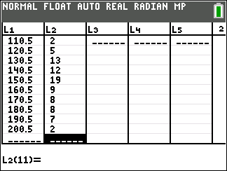 TI-Calculator Descriptive Statistics Two Variable step 4