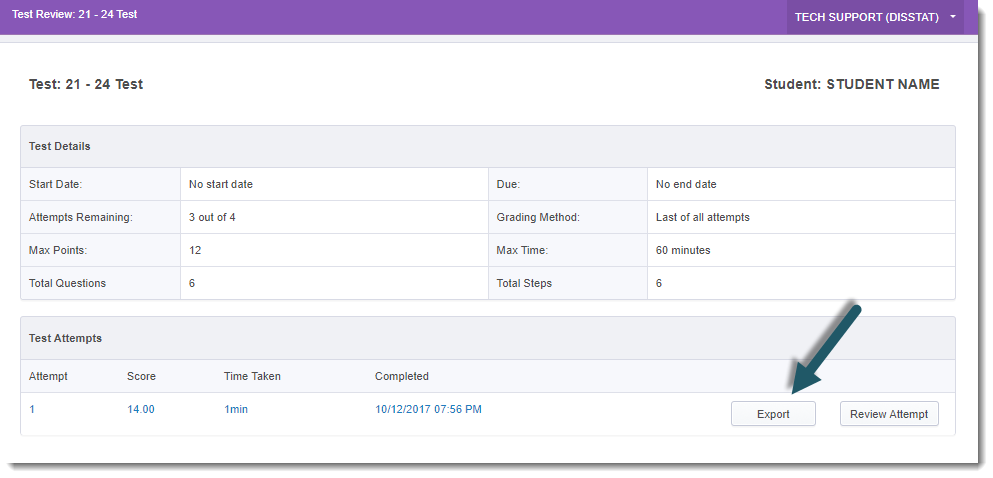 Export WebTest Reviews 1