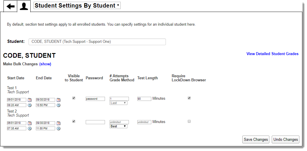 Student Settings 4