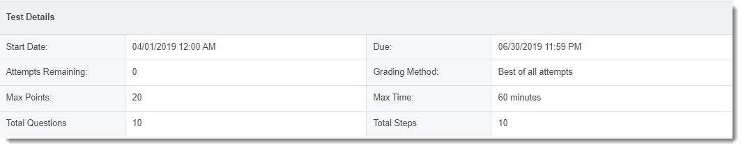 TestR 1
